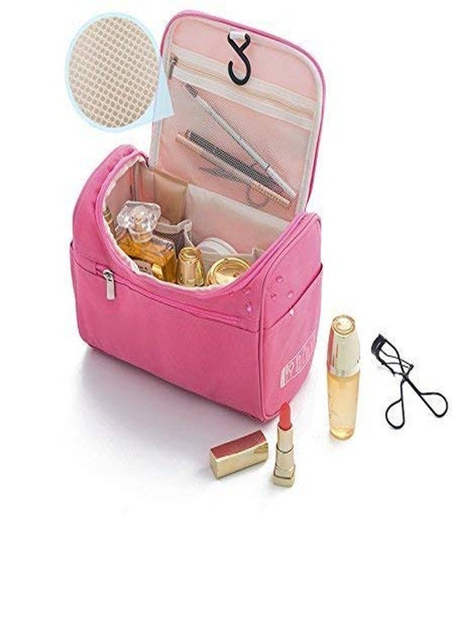 Breewell® Collection Nylon Multipurpose Foldable Travel Toiletry Bag Organizer Pouch for Toiletries, Cosmetic, Makeup, Beauty, Wash Hanging Handbag (Multicolor) - Image 3